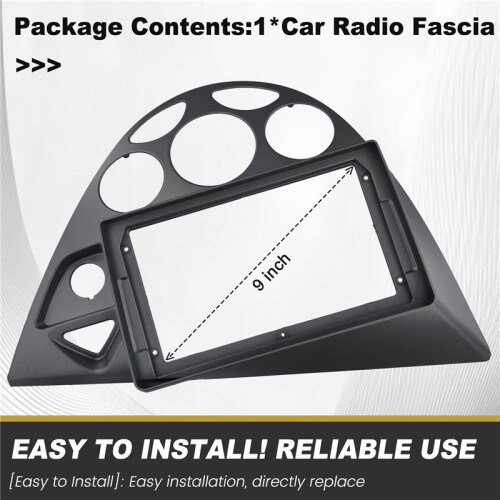 Adaptador de Painel de Carro de 9 Polegadas com Rádio para Android para  Focus MK1 1998-2005 RHD 1