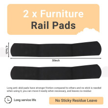 2Pack Anti-Slip Furniture Rail Pads for Recliner for Recliners,Sofa,Couches,Chairs.Etc Perfect Non Skid Furniture Pad