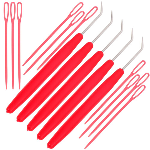 Strickhaken-Werkzeugset, bunt, 15 Stück 1