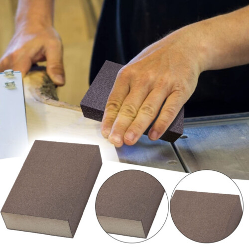 Sanding Sponge Blocks 120 Grit Washable Reusable 1