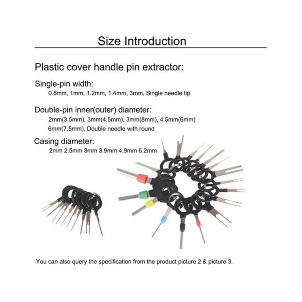 70 Piece Set Terminal Puller Removal Tool Automotive Home Appliance Nail Pulling Tool Set Connector Remover Tool 4711205911966