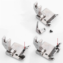 2Pcs T9 Universal Presser Foot Adjustable Hemming and Hemming 3-In-1 Multifunctional Sewing Machine Presser Foot