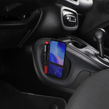 For Fortwo Forfour 453 Car Central Control Side Storage Bag Net String Bag Mesh Patch Pocket