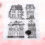 Διαφανείς σφραγίδες σιλικόνης για scrapbooking και κάρτες 2