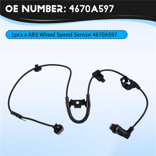 ABS Wheel Speed Sensor 4670A597 for  L200 2.5L Triton 2012-2015 1
