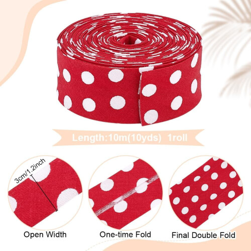 30 mm prickigt snedband, polyester, 10,9 yards 1