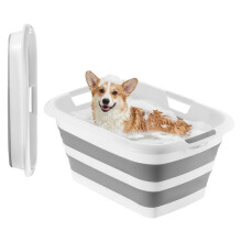 Baignoire pliable pour animaux - DUOKU - QY-2127 - 34 L - Pliable & portable - PP/TPR