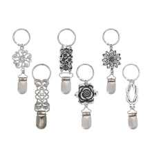 6pcs Metal Hat Fasteners for Hiking Camping Windy Conditions Multi Style Cap Retention Tool Compact Carrying Design Multicolor