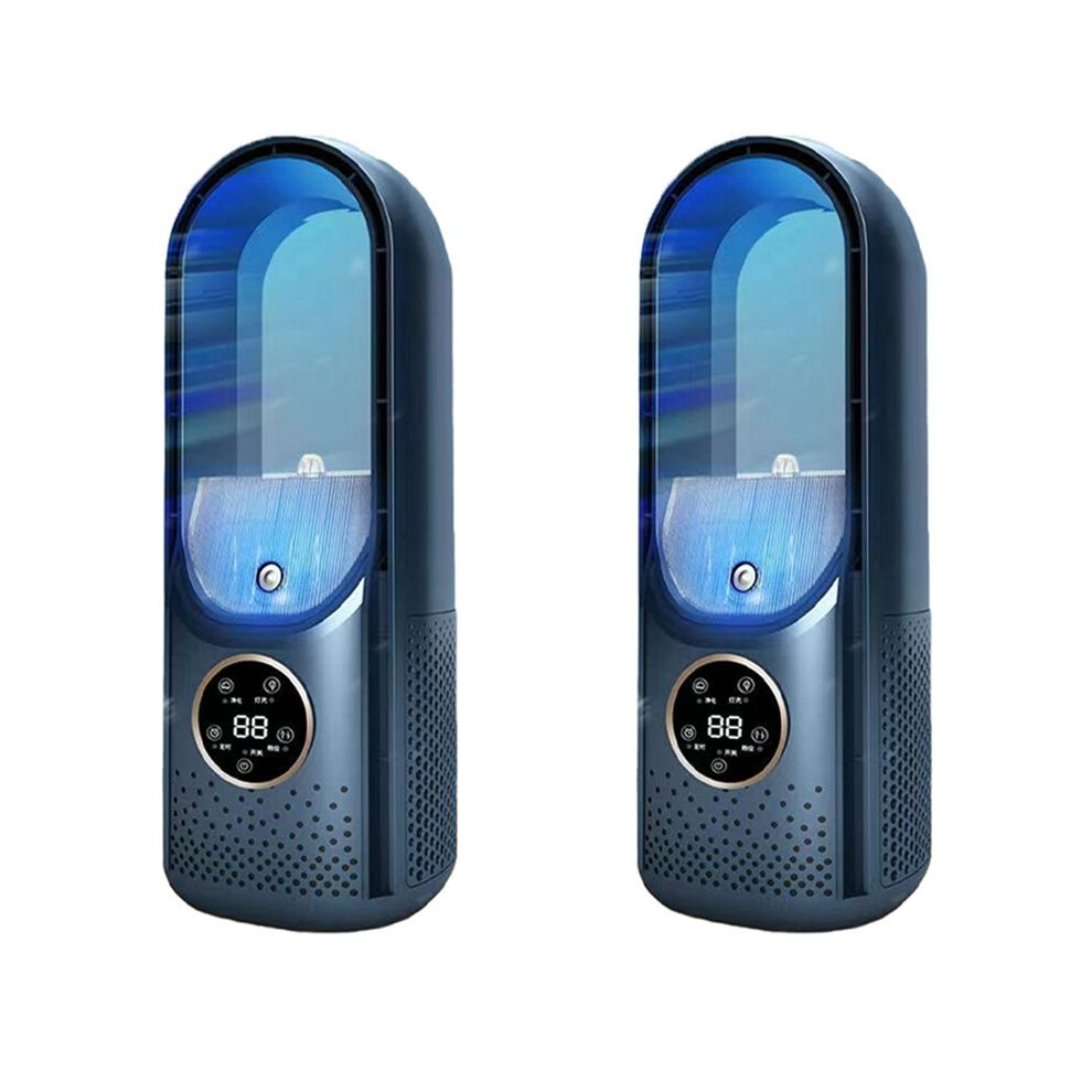2X Air Cooler Led Display Air Conditioning Humidification Electric Fan 6 Speed Silent Timer Fan Humidifier Fan 4712181273833