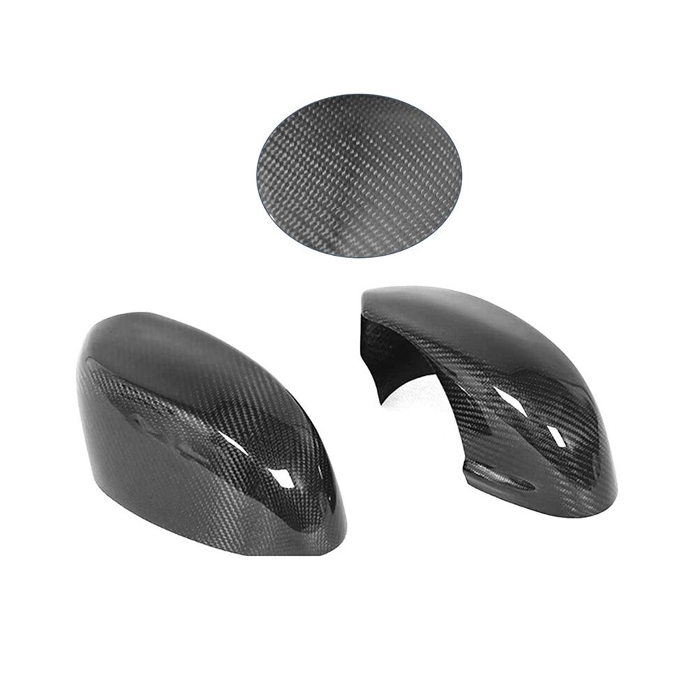 Car Carbon Fiber Rearview Side Wing Mirror Covers Protector Right Rearview Mirror Covers For- Z4 E85 2002-2008 4713774020384