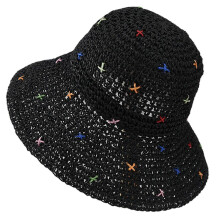 (One Size, Black) Breathable Sun Hat Holiday Spring Weaving Straw Hat Woman Commutes Camping Taking Photo Handmade Beach Hat for Girl  Beige One Size