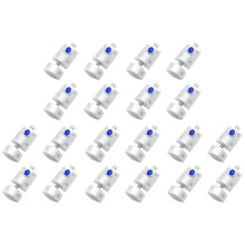 20Pcs Multi-Functional Cabinet Bolt Lock Spring for Doors Furniture Hardware White