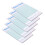 5 Pack Guest Check Books, Server Note Pads for Restaurant, Green Waiter Checkbook, Restaurant Order Pad 50 Sheets/Pack 9