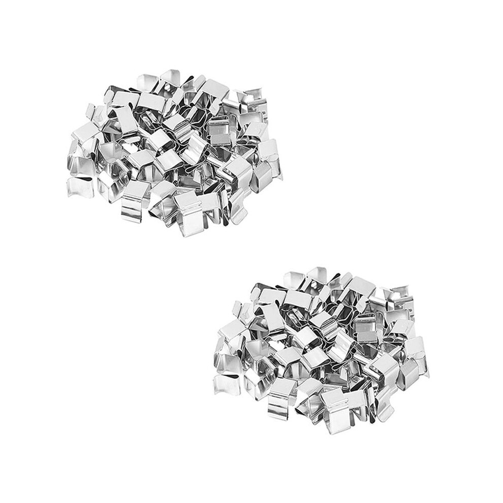100Pc Christmas Lights Gutter Hooks Galvanized Holiday Lights Roof Hooks Christmas Light Clips B 6032564920818