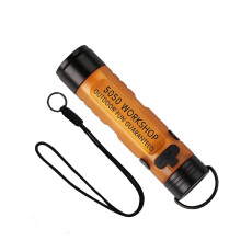 (Amber) Outdoor Camping Tent Atmospheres Light Emergency Flashlights Aluminum Hat Clip Lamp Warm Light Pocket Flashlights Transparent White
