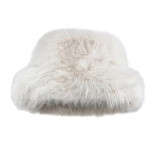 (Beige) Winter Keep Warm Thick Bucket Hat Ladies Windproof Commute Camping Skiing Fisherman Hat Shopping Hat for Girlfriend  White