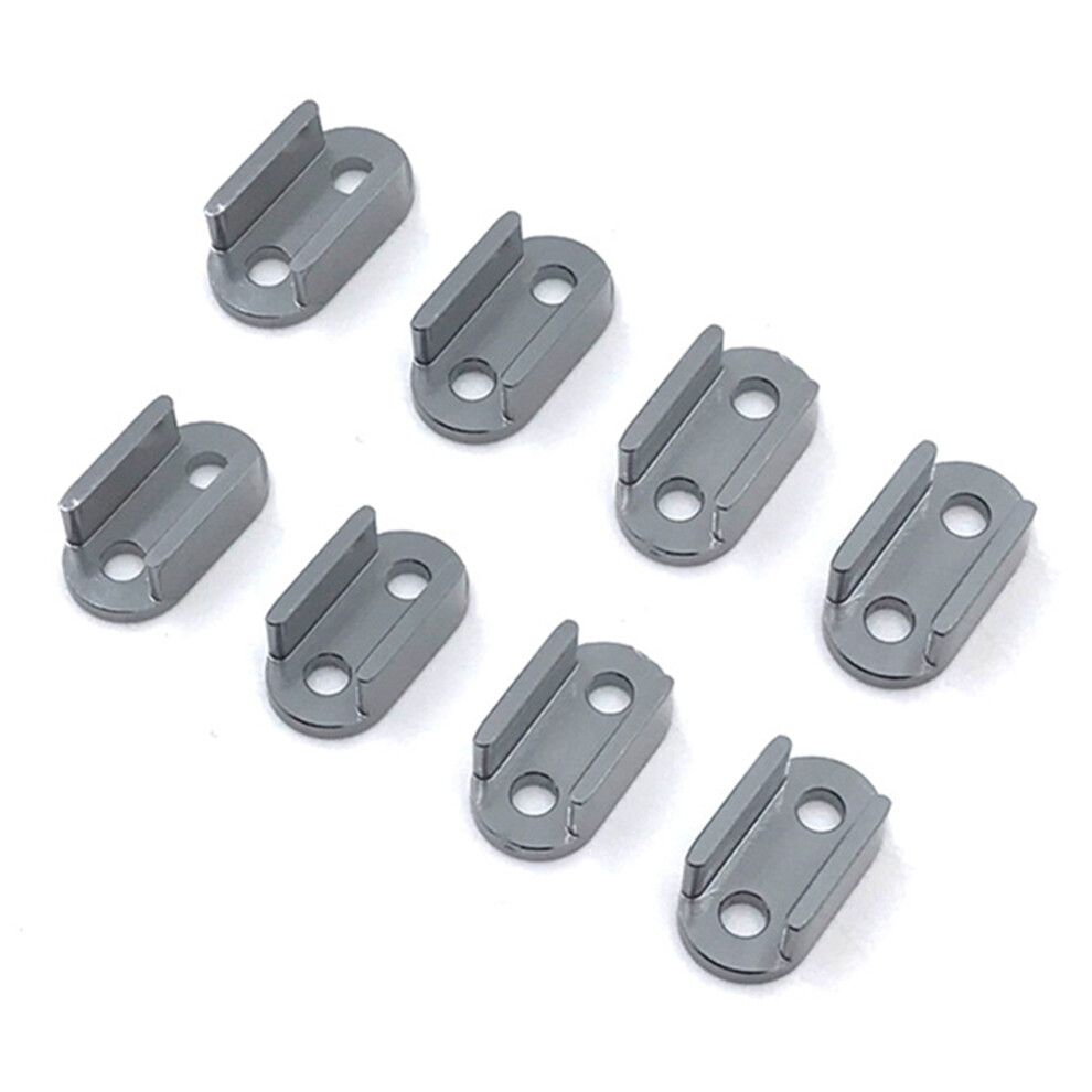 8X For Wpl D12 B14 B24 B16 B36 Leaf Springs Fixed Mounting Bracket,Titanium 6033402114475