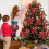 Rotes Samt-Weihnachtsband, 2 m, 2,5 Zoll, mit Draht 2