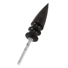 Ponta Pontiaguda Narra Leather Burnisher Couro Slicker Tool Conjuntos de Brocas-1/8 Polegada (3Mm) Haste para Ferramentas Rotativas (2 PeçAs)