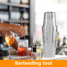 Cocktail Shaker Boston Shaker 304 Rostfritt StåL Barra de Ferramentas Kreativ Gravyrdesign Boston Cocktail Shaker PlåTset