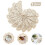 Häkelspitzendeckchen, 20,3 cm, Beige, 12 Stück 2