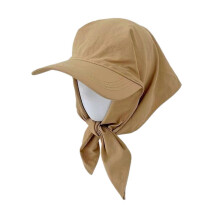 (Khaki) Comfortable Baseball Hat with Self Tie Turban Outdoor Sports Camping Baseball Caps Adult Adjust Head Size Cycling Hat  Goose yellow