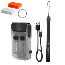 (Red light white and) Hat Clip Flashlight Water Proof Light Handheld Flashlight Small Light Hiking Cycling Camping Outdoor Pocket Flashlight