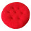 Rond zitkussen van fluweel, 40x40 cm, rood 2