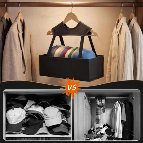 Hat Storage for Baseball Caps,Hat Storage Boxes for Hanging Hold 10 Caps,Hat Storage Organizer Box for Space Saving 2