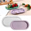 Stor oval silikonform med hartsform 18,8x10 cm 2