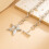 Modische Symbol-Halskette mit Stern-Design, schmuckes-Silber 7