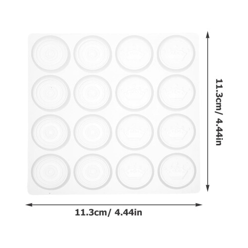 Silikonrutformset – Vit, Non-stick, 1