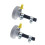 2Pcs  Engine Air Shutdown Heater Pump Damper with Clip for Webasto  Engine 5