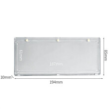 Confezione da 5 Porta Carte Magnetici A Libretto da 187 mm, Triplo Porta Carte A Libretto, Protezione per Carte Collezionabili con un Solo Tocco