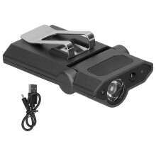LED Headlamp Cap Light for Camping, Fishing, Hiking - Gesture Sensor Clip-on Hat Light