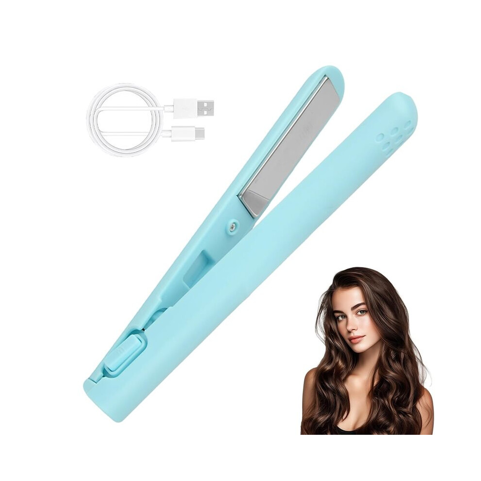 Dual-Purpose Curling Iron Dual Purpose Curling Wand & Flat Iron Hair Straightener Fast Heating  Hair Curler