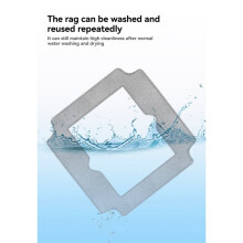 Cleaning Rag for 2 /ONE PRO /AIR 2 Window Vacuum Cleaner Robot Washable & Reusable Mop Cloth 12PCS