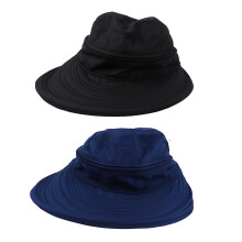 2Pcs Women Sun Hat UV Protection 2 in 1 Foldable Portable Breathable for Summer Beach Camping