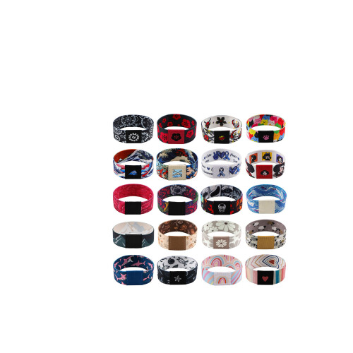 Elastisches Armband mit lebendigem Delfin- und Blumendruck,-28 2