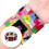 Elastisches Armband mit lebendigem Delfin- und Blumendruck,-28 4