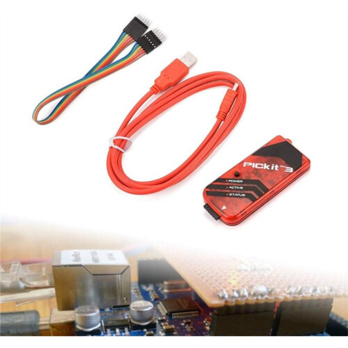 1 St PICkit3 Elektroniska Chipsemulator MPLAB PICkit 3  Mikrokontrollerchip In-Circuit Debugger-Programmerare 2