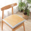 Polyester zitkussen 40x40x4cm kaki 2