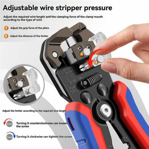 SJ-D2 Upgraded 3IN1 Wire Stripper Tools Multitool Pliers Automatic Stripping Cutter Crimping Cable Wire Electrician Tool 2