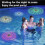 2 Pack Solar Powered Floating Pool Lights , Pool Lights That Float with Remote Control for Inground/Above Ground Pool 5
