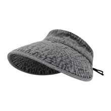 Women Sun Hat Breathable Stylish Sun Visor Hat for Outdoor Camping Summer Hiking Gray