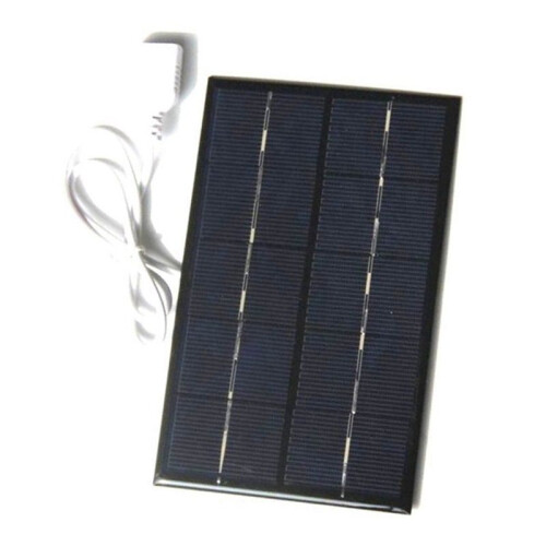 2X 2W 5V 380MA USB  Solar Panel Module DIY Polysilicon Solar Cell Charger for Phone USB Fan 1
