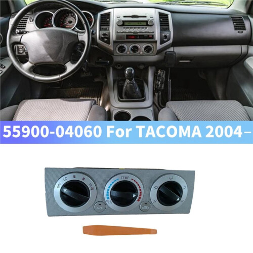 Ensemble de Commande de Climatisation Automobile, Panneau de Boutons de Climatisation 55900-04060 pour TACOMA 2004- 2