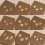 Elegantes Gold akzentuiertes geometrisches- E7713 5