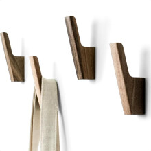 Nordic Solid Wood Hook, Wieszak Ścienny na Drzwi Wejściowe, Ganku, Sypialni, Drewniany Wieszak na Ubrania, Regał Magazynowy Bez Dziurkacza