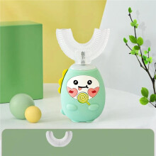 U Shaped Toothbrush Kids, 3-Mode Full Mouth Electric Toothbrush with Timer, Rechargeable Teeth Cleaner